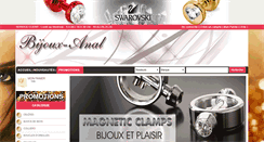 Desktop Screenshot of bijoux-anal.fr
