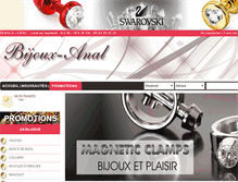 Tablet Screenshot of bijoux-anal.fr